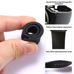 Stylish Black Replacement Rubber Strap for Hublot