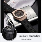 Stylish Black Rubber Strap for Hublot Big Bang