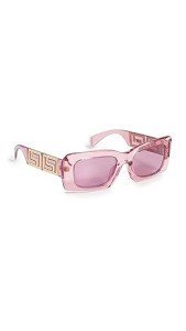 Versace Women’s Pink Violet Mirror Sunglasses