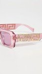 Versace Women’s Pink Violet Mirror Sunglasses