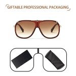 Retro 70s Square Sunglasses for Men and Women