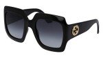 Gucci GG0053S Black Sunglasses, 54mm Size
