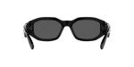 Versace Black Frame Sunglasses with Dark Lenses