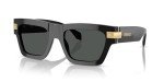 Versace Black Frame Sunglasses with Grey Lenses