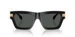 Versace Black Frame Sunglasses with Grey Lenses