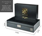 Hawk & Gable Luxury 12-Slot Watch Box