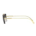 Versace Women's Gold Frame Sunglasses with Gradient Lenses