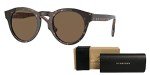 Burberry Reid Round Sunglasses with Eyewear Kit