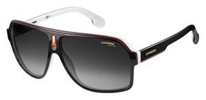 CARRERA 1001/S Black and White Men's Sunglasses