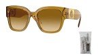 Versace 54MM Transparent Honey Gradient Sunglasses + Kit