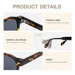 Trendy Polarized Round Cat Eye Sunglasses