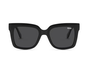Quay Women’s Oversized Polarized Sunglasses - Icy Black