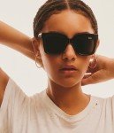 Quay Women’s Oversized Polarized Sunglasses - Icy Black