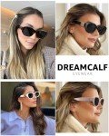 Trendy 90s Rectangle Retro Sunglasses for Women