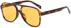 PAMIX Vintage 70s Oversized Aviator Sunglasses