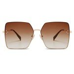 Trendy Oversized Square Designer Sunglasses for Women