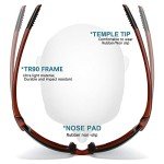 WISTON Polarized Rimless Sports Sunglasses – Brown