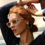 Retro Polarized Women's Sunglasses with Metal Bridge