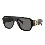 Versace Black Pillow Sunglasses with Grey Lenses