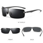 SUNGait Lightweight Polarized Wraparound Sunglasses