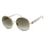 Jimmy Choo Grey Gradient Oval Sunglasses for Women