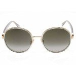 Jimmy Choo Grey Gradient Oval Sunglasses for Women