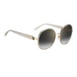 Jimmy Choo Grey Gradient Oval Sunglasses for Women