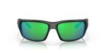 Costa Del Mar Matte Black Sunglasses with Green Lenses