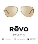 Revo Relay Petite Women's Polarized Aviator Sunglasses
