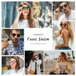 Vintage Round Polarized Sunglasses for Women