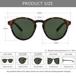 Vintage Round Polarized Sunglasses for Women