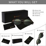 Vintage Round Polarized Sunglasses for Women