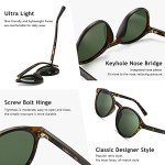 Vintage Round Polarized Sunglasses for Women