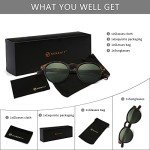 Vintage Round Polarized Sunglasses for Women