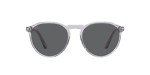 Persol PO3286S Round Sunglasses in Transparent Grey