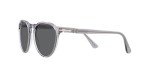 Persol PO3286S Round Sunglasses in Transparent Grey