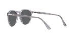 Persol PO3286S Round Sunglasses in Transparent Grey