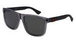 Gucci Grey/Black Polarized Square Sunglasses for Men