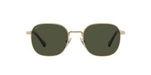 Persol PO1009S Gold/Green Square Sunglasses 54mm