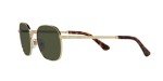 Persol PO1009S Gold/Green Square Sunglasses 54mm