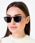 Illesteva Eldridge Tortoise Grey Sunglasses