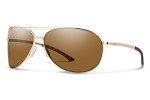 Smith Optics Serpico 2 Polarized Sunglasses – Gold/Brown