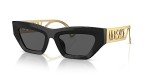 Versace Black/Gold VE 4432U Fashion Sunglasses