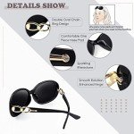 Trendy Oversized Women's Polarized Sunglasses