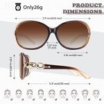 Trendy Oversized Women's Polarized Sunglasses