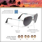 Maui Jim Mavericks Polarized Aviator Sunglasses