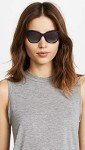 Marc Jacobs Cat Eye Sunglasses in Black/Gray