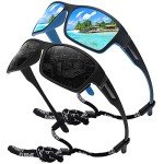 STORYCOAST Polarized Sports Sunglasses - 2 Pack