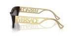 Versace Black/Gold VE 4432U Fashion Sunglasses