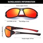 FAGUMA Men's Polarized Sports Sunglasses UV400 Protection